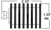 15 Watt Coax SMA Terminator - Diagram