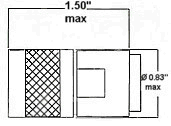 5 Watt Coax Type-N Terminator - Diagram