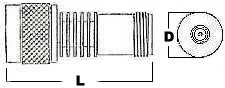 5 Watt Fixed Coax Attenuator - Type N