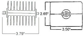 50 Watt Fixed Coax Attenuator - SMA