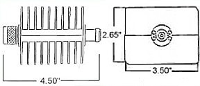 50 Watt Fixed Coax Attenuator - Type N