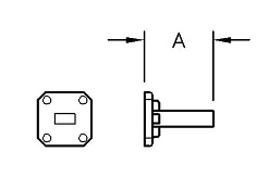 Waveguide Terminations - 910 Series Diagram