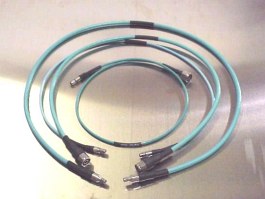 Coiled Flexible RF Coax Cables