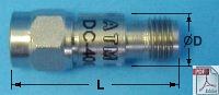 Coax Fixed Attenuator 2 Watt - 2.9mm M/F