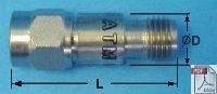 Coax Fixed Attenuator 2 Watt - SMA M/F